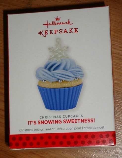 2013 Hallmark Keepsake Ornament It/'s Snowing Sweetness Christmas Cupcakes #4