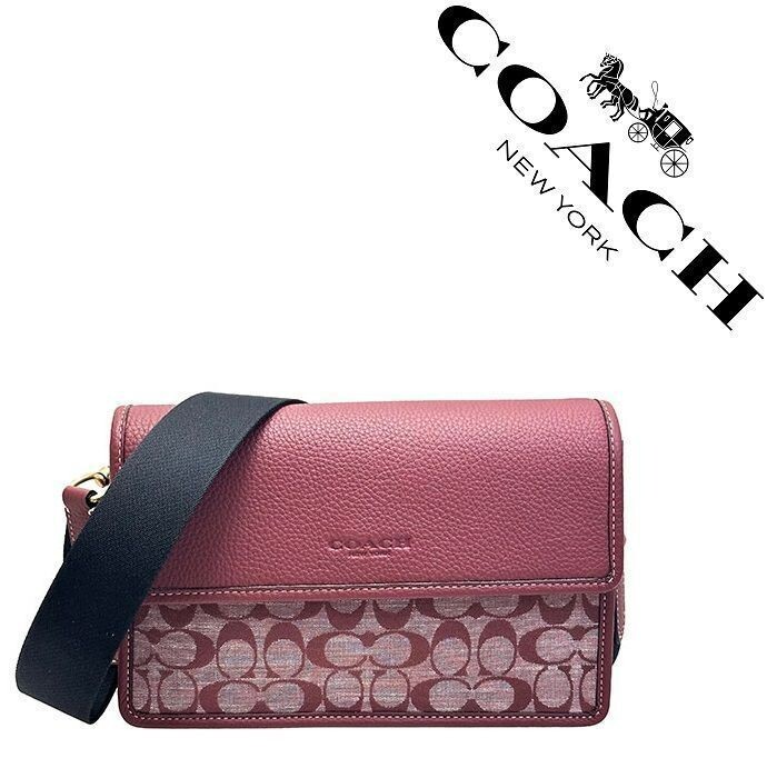 Coach Women's Turner Flap Crossbody In Signature Chambray CH828