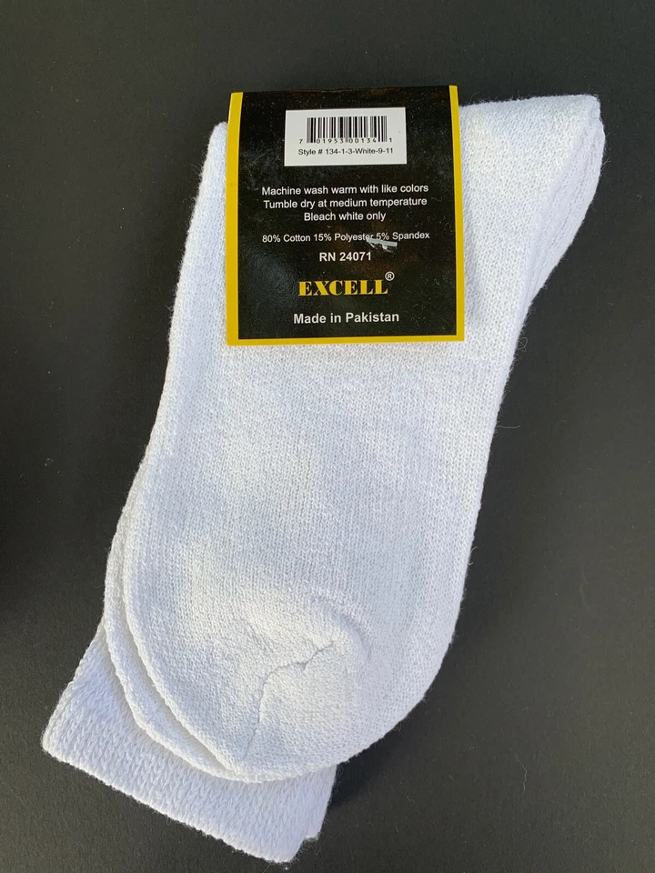 Lote de 3 pares de calcetines para diabéticos talla 9-11 zapatos talla 5-10 Foto 3 de 3