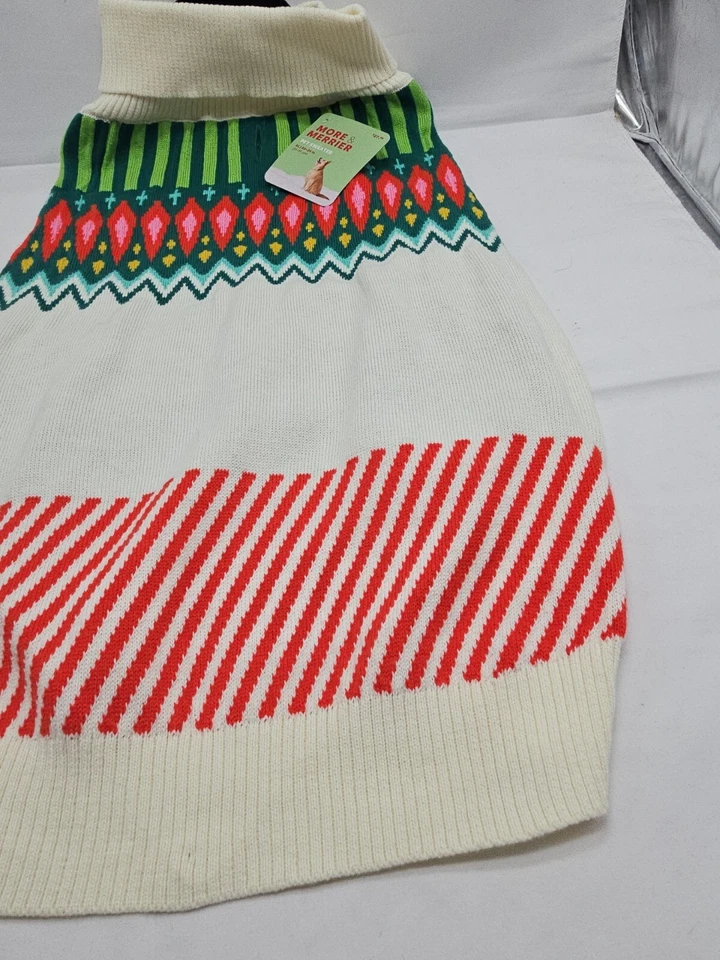 More & Merrier Holiday Pet Sweater Size Xl (20-24 In) - Image 4 of 4