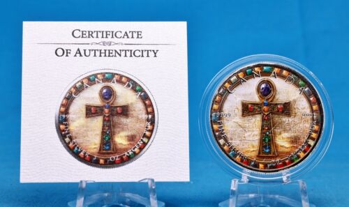 2025 Canada Farbmünze Ancient Egypt Ankh (3.) 1 OZ SILBER - COLOR EDITION - Afbeelding 5 van 13