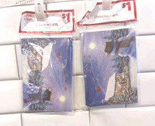 Lot Of Two Packs 6 ct -12- Total Snowman  Santa Christmas Cards NEW  Envelopes