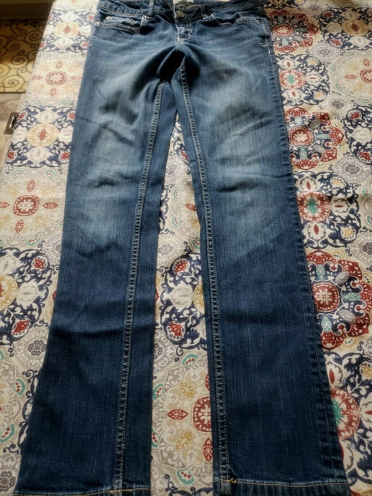 Aeropostale Bayla Skinny Women's Denim Jeans Size 5/6 Reg Med Wash