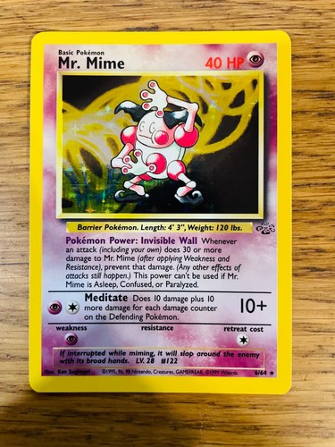 Mr Mime (6/64) Holo Dschungel Set Pokémonkarte! SCHNELL & KOSTENLOS P&P! - Bild 5 von 90