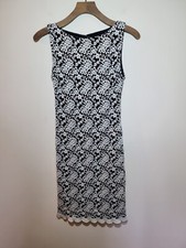 Alice And Olivia Lace Floral Open Back Dress Womens Size UK 8