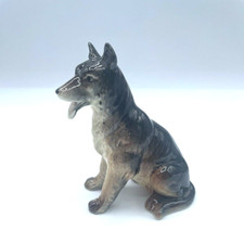 German Shepherd Dog Porcelain figurine Ceramic Statue