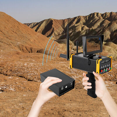 HD Screen Metal Detector Professional Rechargeable LCD Gold Detector Depth 1-16m