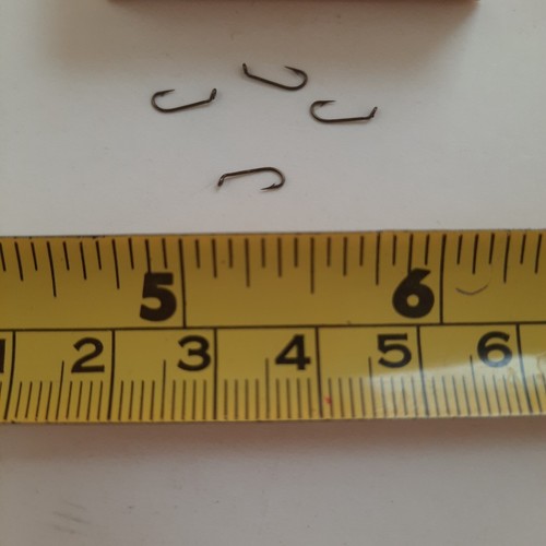 Mustad Fly Tying Nymph Hooks 3906B Sz 20 Hollow Point Sproat Qty 100 New in Box - Picture 3 of 5