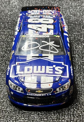 2013 JIMMIE JOHNSON 1/24 ELITE MARTINSVILLE WIN AUTOGRAPHED DIN# 77 - Picture 11 of 13
