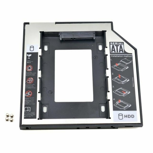 2nd HDD SSD Hard Drive HD Caddy Adapter for HP Compaq 2510p Uj832 Uj842 Uj852 for sale online