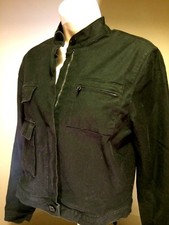 Ralph Lauren Women's Black Short Jacket Blazer Cotton Spandex EUC Plus Sz M