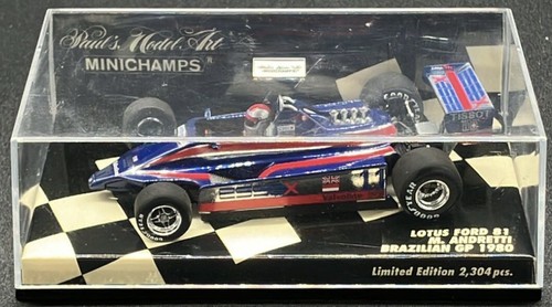 Minichamps 1/43 Lotus Ford 81 Brazilian GP 1980 M. Andretti 400800011 - Picture 3 of 4