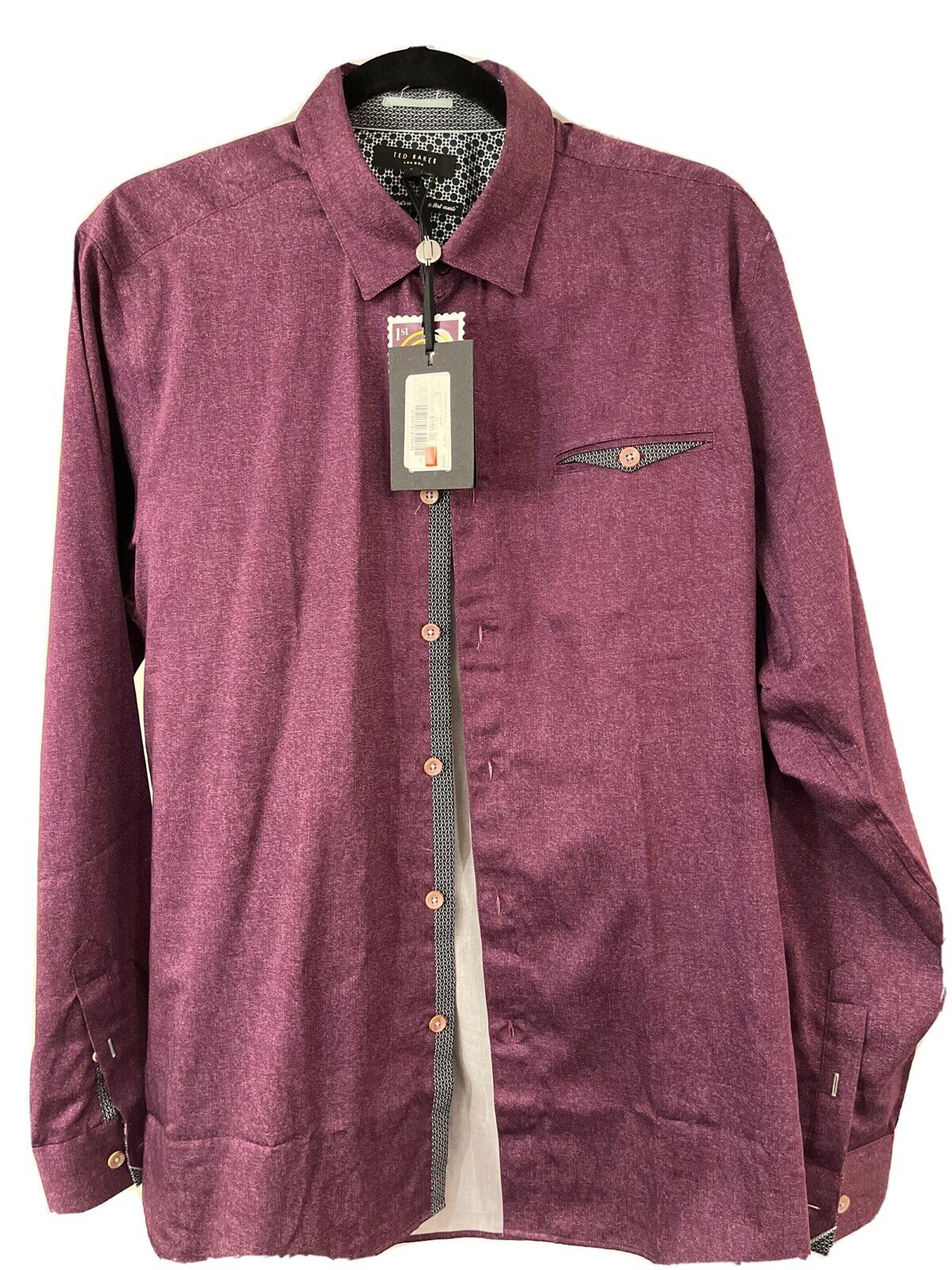 Ted Baker Hutspa Microdot L/s Shirt