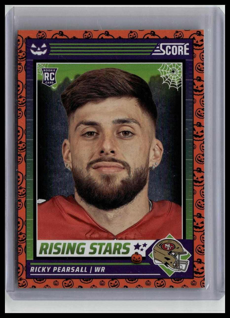 2024 Score-A-Treat #42 Ricky Pearsall A-Treat - Rising Stars Orange Pumpkin