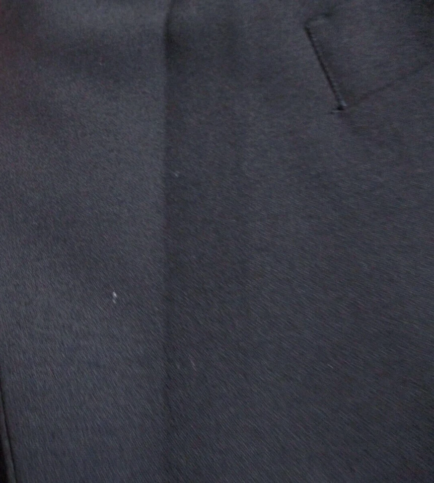 Blazer De Colección Giorgio Armani Para Hombres 41S Esmoquin Negro Lana Virgen Hecho en Italia Foto 3 de 4