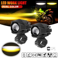 2pcs 3 In Led Spot Lights Auxiliary Headlight Driving Fog Lamps For Motorcycle