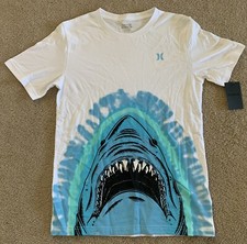 Hurley Shark Tee In Youth Boys XL/13-15 Years NWT
