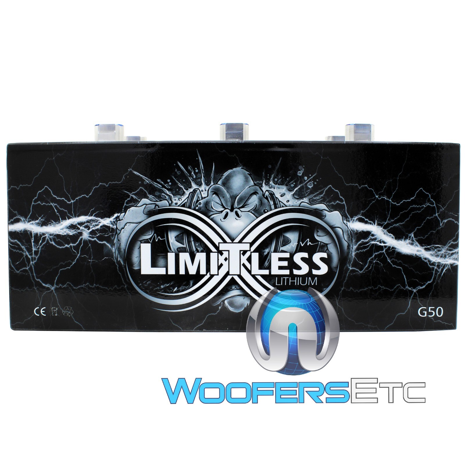 LIMITLESS LITHIUM G50 500A GORILLA SERIES BATTERY 14.8V 23000W HIFI SPL
