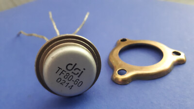 TF80/60   Germanium Leistungs- Transistor  mit Montagering  DSI Made in Germany