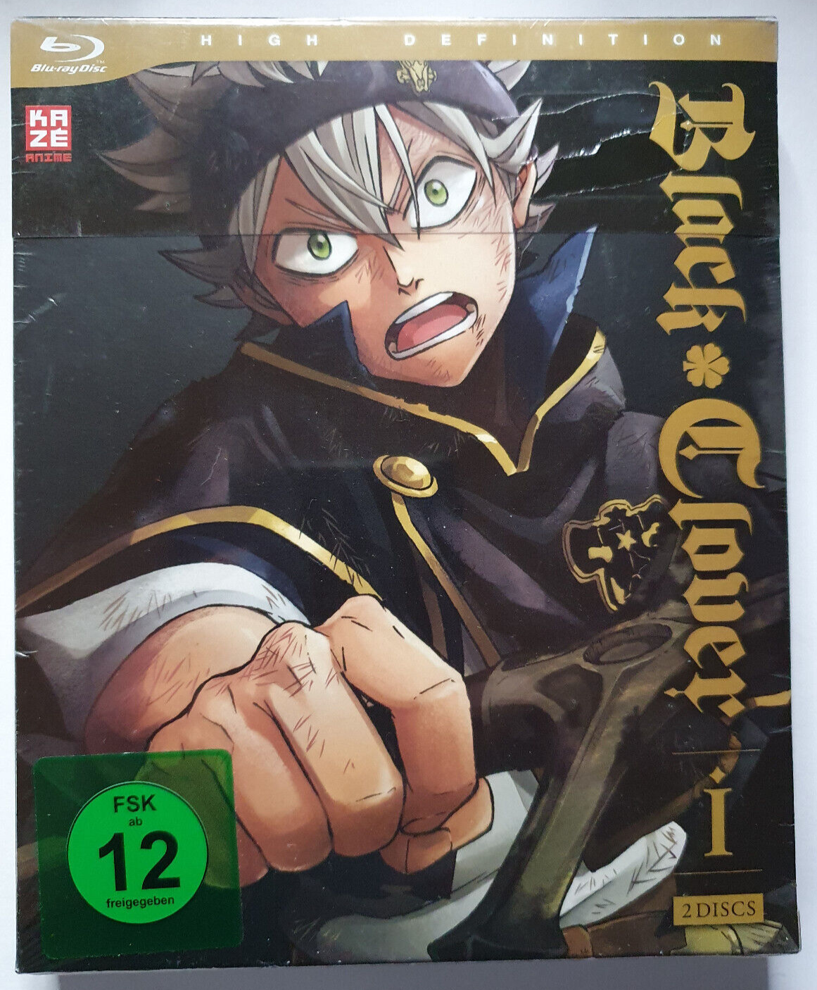 Black Clover Staffel I, Vol. 1, EP 1-10 (Bluray 2 Discs 2019) NEU; OVP