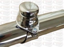 Chrome Wipac / Lucas classic horn button / switch 7/8''