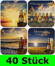 40 Stück Bierdeckel (10x4er Serie) Flensburg...