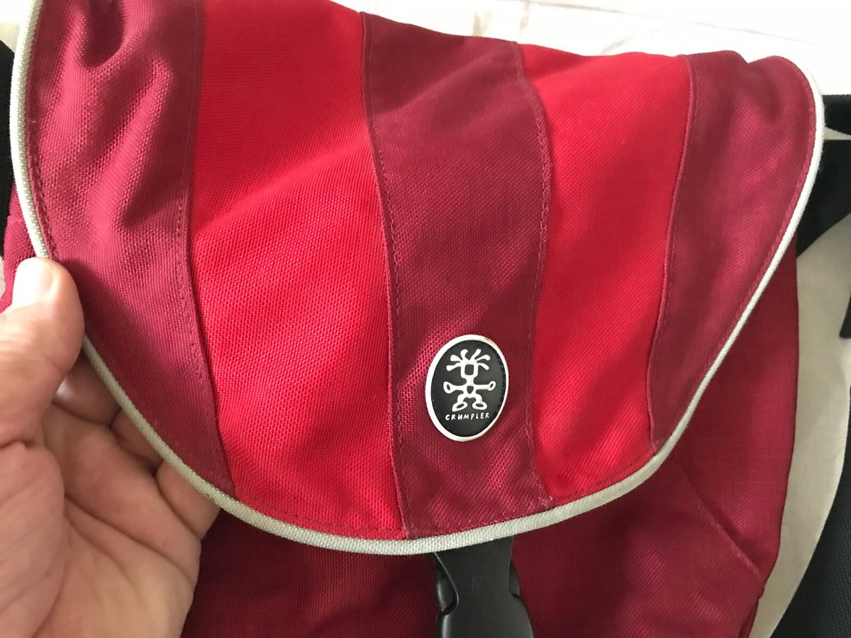 CRUMPLER ''THE UPGRADE'' MESSENGER BAG RED BURGUNDY | eBay