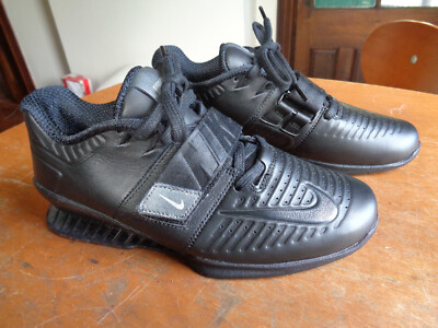 Men's Nike Romaleos 3 XD Triple Black Weightlifting Shoes AO7987-001 Size 6