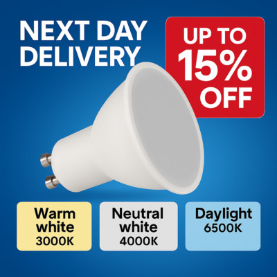 GU10 LED Glühbirne 6W = 50W Halogen Spot Lampe 3000K 4000K 6500K 240V A+ NETZ
