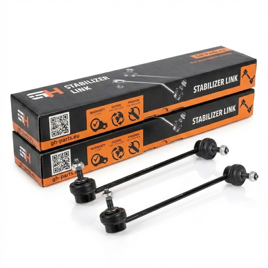 2x Stabilizer links Front Right and Left for Mercedes C-Class W203 2000->