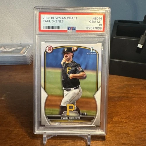 🔥2023 Bowman Draft PAUL SKENES Bowman 1st PSA 10🔥