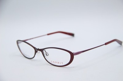 NEW ESPRIT ET17403 COLOR-517 PURPLE RED AUTHENTIC EYEGLASSES 50-18