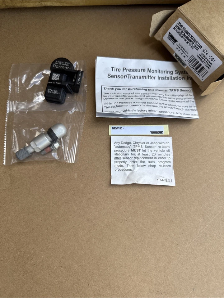 New Dorman TPMS Tire Pressure Monitor Sensor Set Of 4 / 974-061 x 4 - Image 2 of 2