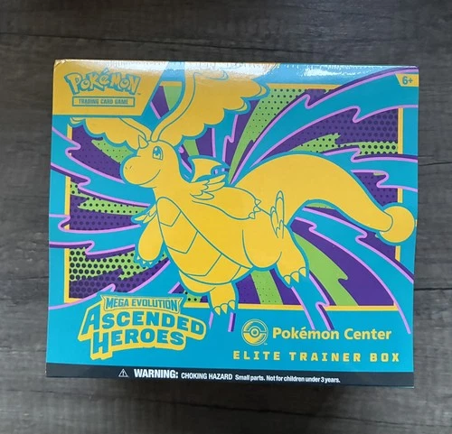 Pokémon TCG Mega Evolutions Ascended Heroes Pokemon Center Elite Trainer Box ETB