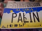 ALASKA - GOLD RUSH - PALIN  - CENTENNIAL - LICENSE PLATE — photo 3