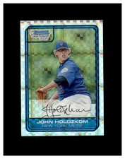 2006 Bowman Chrome Draft Draft Picks X-Fractors #21 John Holdzkom 294/299 MINT