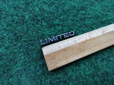 OEM Limited Chrome 2.25" Emblem Badge Logo Nameplate Name Plate Insignia 5S3