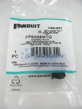 Panduit FP6X88MTG TX6A UTP Cat6a RJ45 Field Terminable Plug, 22-26awg ~STSI