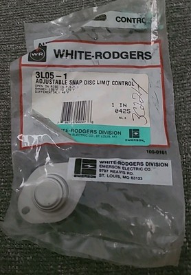White-Rodgers 3L05-1 Snap Disc Limit Adjustable Temperature Control