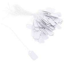 300 Pcs Blank Price Tags with String Jewelry Tags for Clothing Price Label Tags