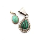 Southwest Signed Sterling Turquoise Red Coral Amber Pendants Lot of 6 #S5593-5 — photo 2