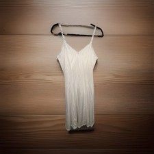 Vintage Full Slip Sears The Doesn't Slip Anti-Cling White Ivory size 34