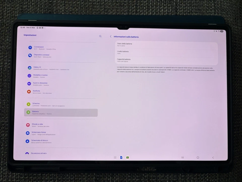 Samsung Galaxy Tab S9 Ultra · 256GB · Wi-Fi, foto 3 di 5