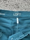Ann Taylor LOFT Women’s 27/4P Modern Skinny Emerald Green Skinny Jeans EUC — photo 3