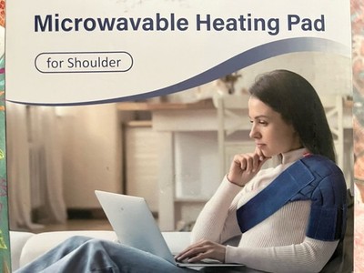 Microwavable Shoulder Heating Pad -Moist Heat Wrap for Pain Relief  by Comfytemp