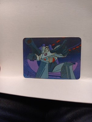 1985 Hasbro Transformers Card #52 Megatron in Command Decepticons NM Fast Shippi