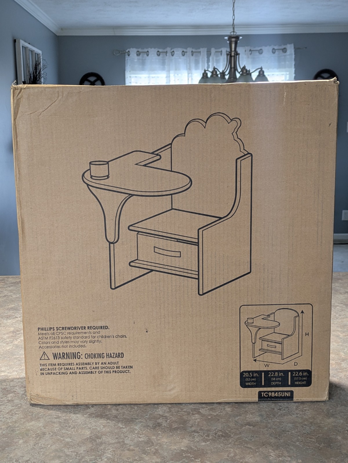 Delta Children Unicorn Chair Desk with Storage Bin - Greenguard Gold Certified  