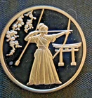 2019 SatosanMetals Kyudo 1oz. Silver Heidi Wastweet/Sandra Deiana [s/n 0141]