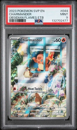 2023 POKEMON SVP EN-SV BLACK STAR PROMO #044 CHARMANDER PSA 9