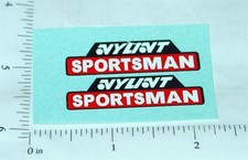 Pair Nylint Sportsman Camper Trailer Stickers NY-055